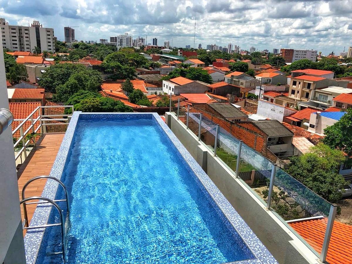 Pacifico Apart Hotel ซานตาครูซเดอลาเซียร์รา ภายนอก รูปภาพ